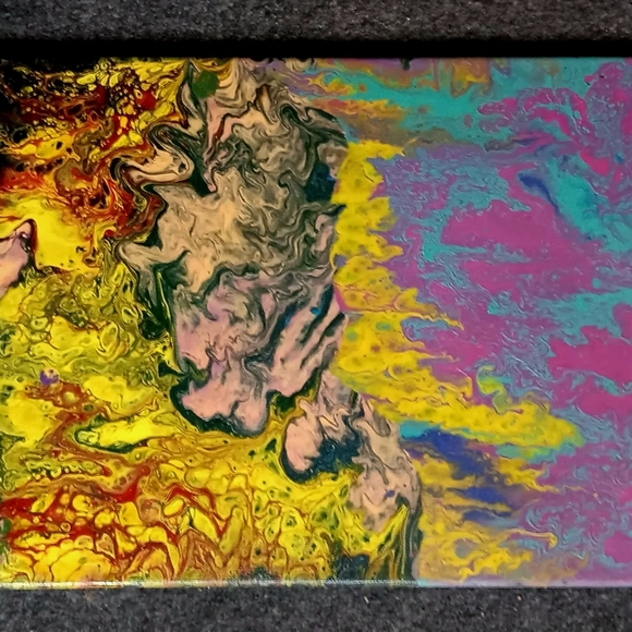 Pour paintings - Picture 6 of 6